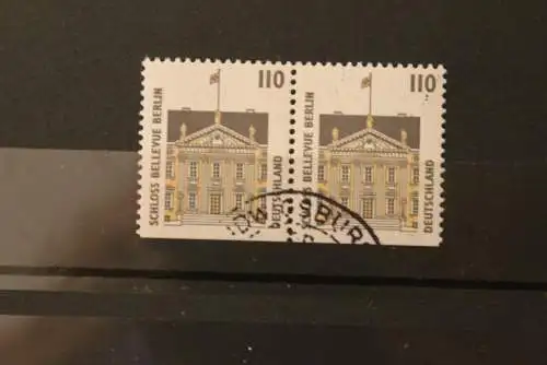 Deutschland 1989; Sehenswürdigkeiten; waagerechtes Paar 110;  MiMr. 1935 D, gestempelt