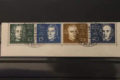 Deutschland 1959; Beethoven-Block-Marke ZD 10, 15, 25, 40; gestempelt