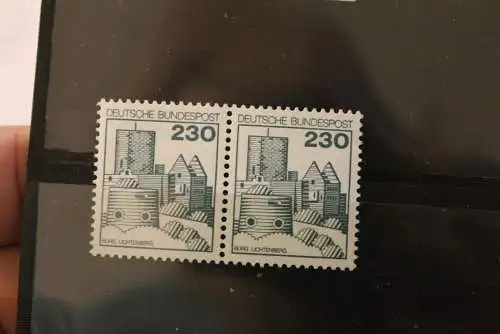 Deutschland 1978; Burgen und Schlösser; waagerechtes Paar 230 Pf., MiNr. 999; MNH