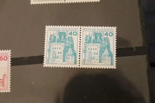 Deutschland 1982; Burgen & Schlösser, waagerechtes Paar; 40 Pf.; MiNr. 915 A;  MNH