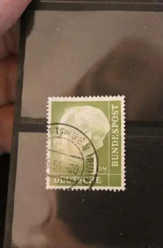 Deutschland 1954, Heuss (I); MiNr. 194 x, 1 DM sauber gestempelt