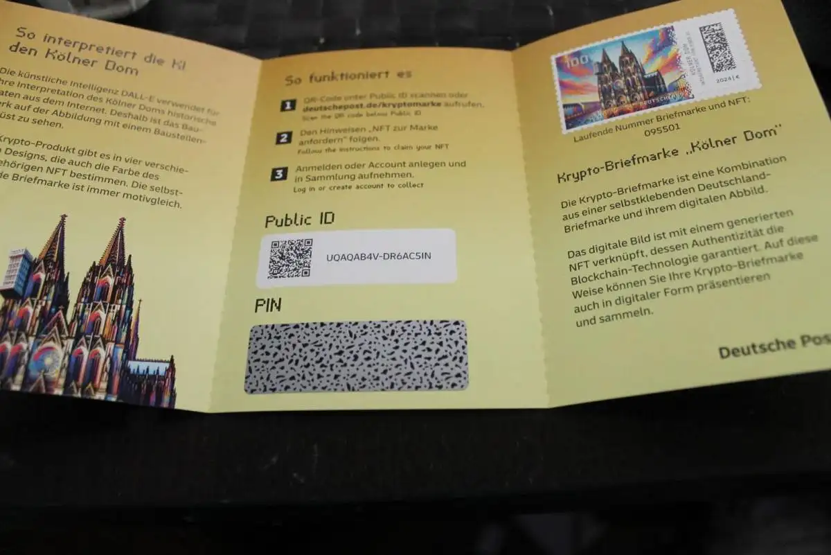Krypto Briefmarke Nr. 2; 2024; Kölner.. | Briefmarken günstig