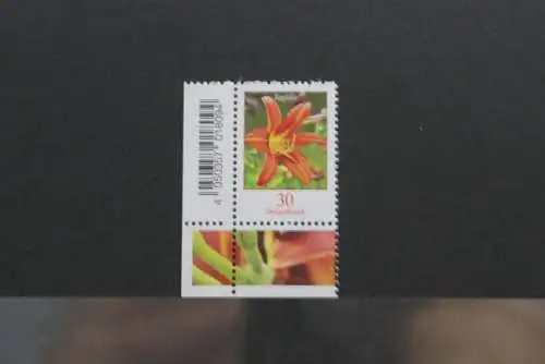 Deutschland ; Freimarken: Blumen: 30 Cent Taglilie; Eckrand; MiNr. 3509, MNH