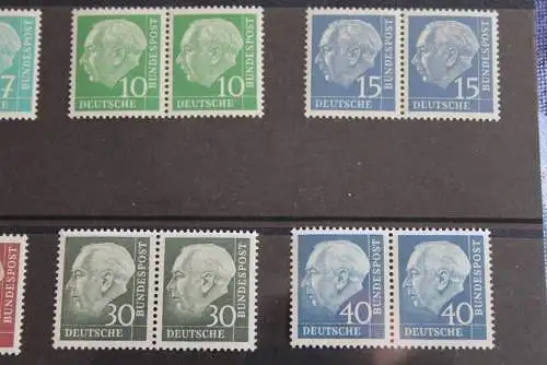 Deutschland 1960; Heuss Lumogen; MiNr. 179y-260y; 8 Werte; kompletter Satz; MNH