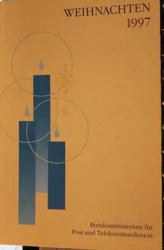 Deutschland 1997; Ministerkarte Weihnachten