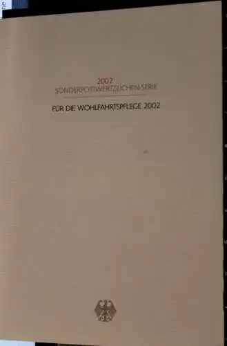 Deutschland 2002; Ministerkarte Für die Wohlfahrtspflege: Automobile