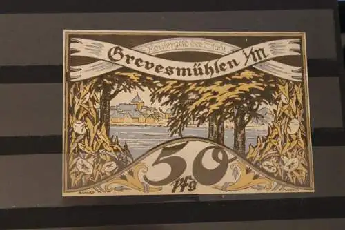 Grevesmühlen Reutergeld Notgeld, 50 Pf.; 1922; Kassenfrisch