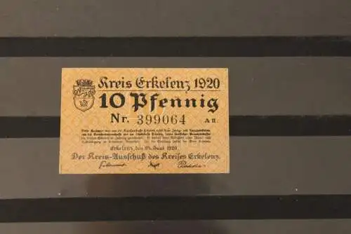 Kreis Erkelenz Notgeld; 10 Pfennig; 1920, fast Kassenfrisch