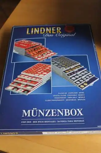 Lindner Münzbox 2104 für 35 Münzen mit 31 mm Durchmesser