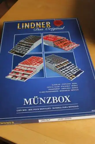 Lindner Münzbox 2537 für 30 orig. 10 € BRD PP Durchmesser 37 mm