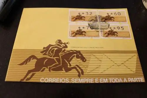 Portugal 1990; ATM-Satz auf FDC