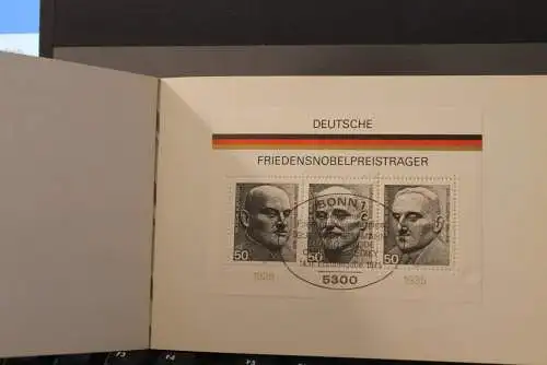 Deutschland 1975; Informationsschrift der Versandstelle; Jahresgabe mit Block 11 ESST