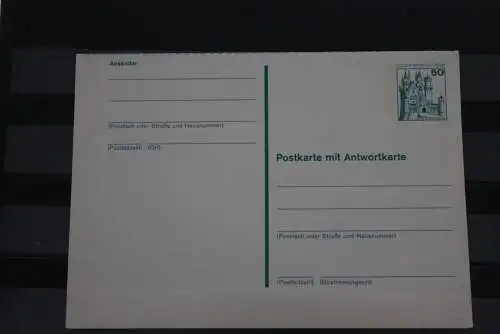 Berlin 1979; Ganzsache Burgen & Schlösser BuS: Postkarte  mit Antwortkarte P 112;  ungebraucht