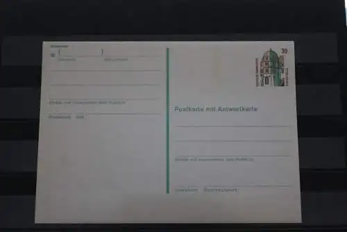 Deutschland 1990; Ganzsache Sehenswürdigkeiten: Postkarte  mit Antwortkarte P 148; ungebraucht