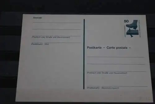 Berlin 1975; Ganzsache Unfallverhütung Postkarte   P 100; ungebraucht