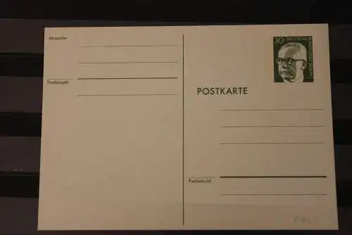 Berlin 1973; Ganzsache G. Heinemann Postkarte   P 91 II; ungebraucht