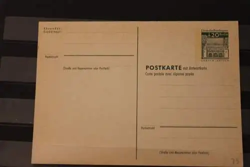 Berlin 1969; Ganzsache Deutsche Bauwerke Postkarte   P 79; ungebraucht