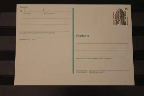 Deutschland 1990; Sehenswürdigkeiten; P 147; Postkarte ; ungebraucht