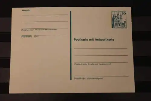 Deutschland 1979; Burgen und Schlösser P 128, Postkarte mit Antwortkarte; ungebraucht