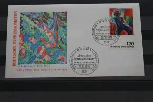 Deutschland 1974; FDC Deutscher Expressionismus (III);  MiNr. 822-23