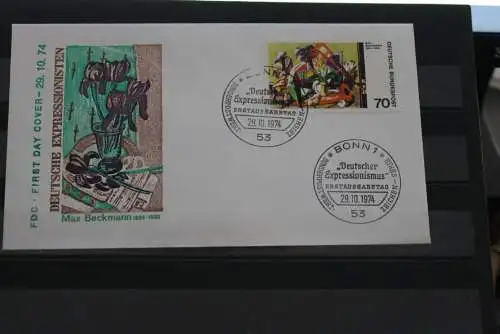 Deutschland 1974; FDC Deutscher Expressionismus (III);  MiNr. 822-23