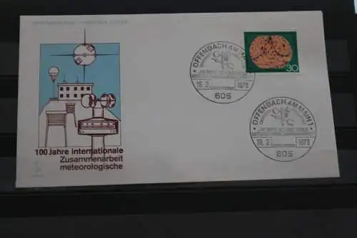 Deutschland 1973; FDC Meterologische Zusammenarbeit;  MiNr. 760; ESST Offenbach