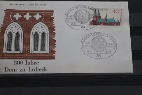 Deutschland 1973; FDC Dom zu Lübeck; MiNr. 779; ESST Lübeck