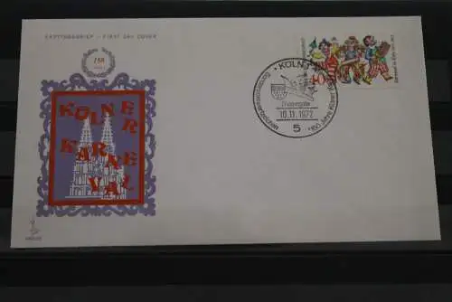 Deutschland 1972; FDC Kölner Karneval; MiNr. 748; ESST Köln