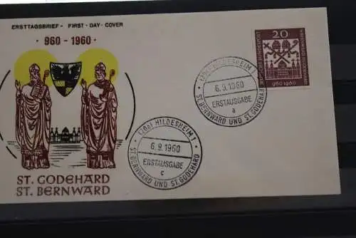 Deutschland 1960; Geburtstag der Bischöfe; FDC MiNr. 336; ESST Hildesheim