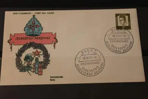 Deutschland 1961; Freimarken:  Bedeutende Deutsche FDC MiNr. 347 y