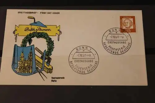 Deutschland 1961; Freimarken:  Bedeutende Deutsche FDC MiNr. 353 y