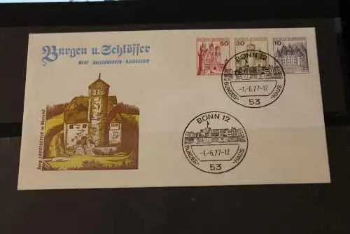 Deutschland 1977; Freimarken:  Burgen und Schlösser: FDC MiNr. W60