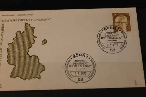 Deutschland 1972; Freimarken:  Heinemann: FDC; 120 Pf; MiNr. 691