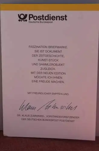 Ministerkarte zum Ausgabeanlaß: "Wappen der Länder: Schleswig-Holstein", 14. Juli 1994; MiNr. 1715