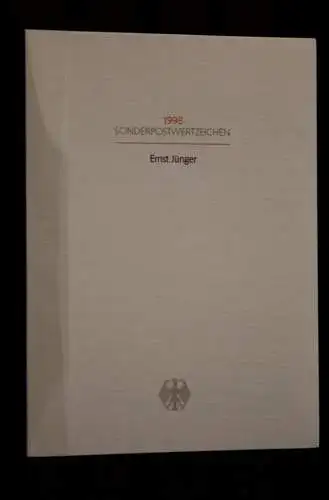 Ministerkarte aus 1998: Ernst Jünger; MiNr. 1984