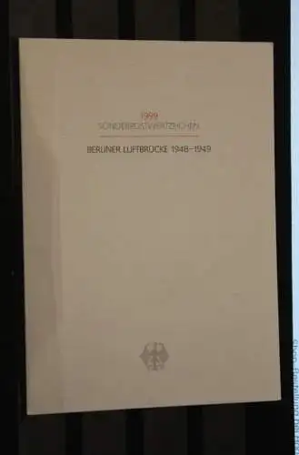 Ministerkarte aus 1999: Berliner Luftbrücke; MiNr. 2048