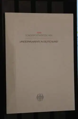 Ministerkarte aus 1999: Landesparlamente: Hessischer Landtag; MiNr. 2030