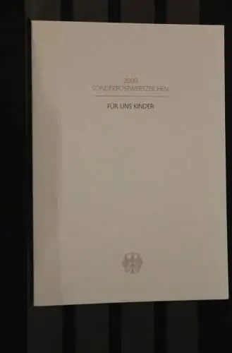 Ministerkarte aus 2000: Für uns Kinder; MiNr. Block 53