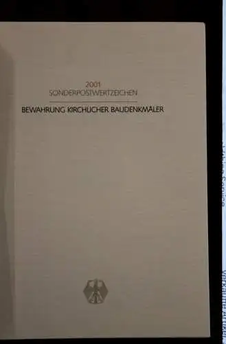 Ministerkarte aus 2001: Bewahrung Kirchlicher Baudenkmäler; MiNr. 2199