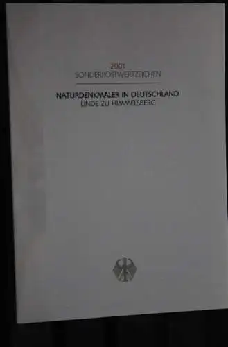 Ministerkarte aus 2001: Linde zu Himmelsberg; MiNr. 2208