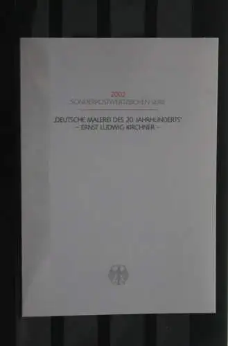 Ministerkarte aus 2002: Ernst Ludwig Kirchner; MiNr. 2279