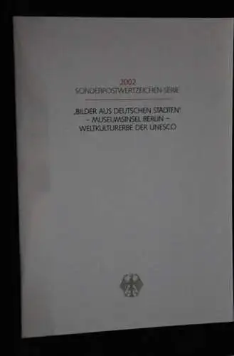 Ministerkarte aus 2002: Museumsinsel Berlin - UNESCO Weltkulturerbe; MiNr. 2274