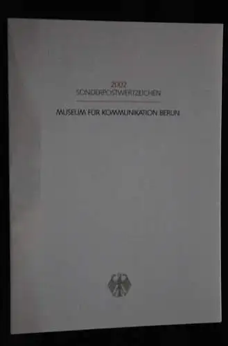 Ministerkarte aus 2002: Museum für Kommunikation Berlin; MiNr. 2276