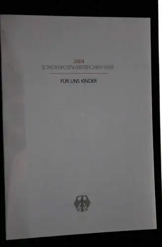 Ministerkarte aus 2004: Für uns Kinder; MiNr. 2418