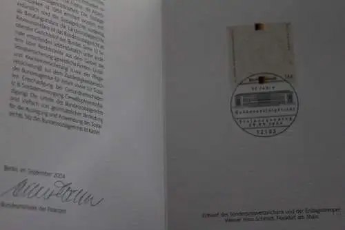 Ministerkarte aus 2004: 50 Jahre Bundessozialgericht; MiNr. 2422