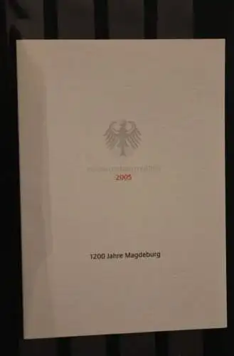 Ministerkarte aus 2005: 1200 Jahre Magdeburg; MiNr. 2487