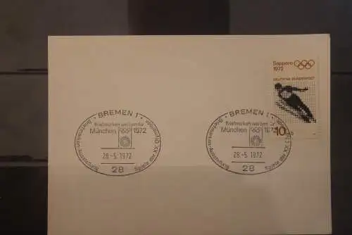 Deutschland 1972; Bremen; SST Spiele der XX. Olympiade München