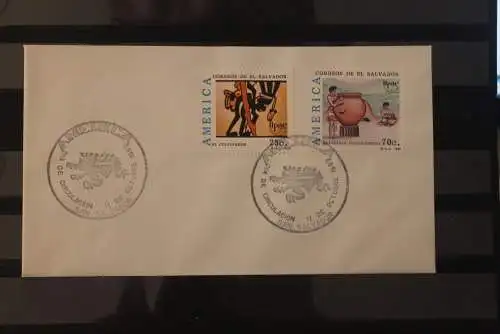 UPAEP - America El Salvador 1989; FDC