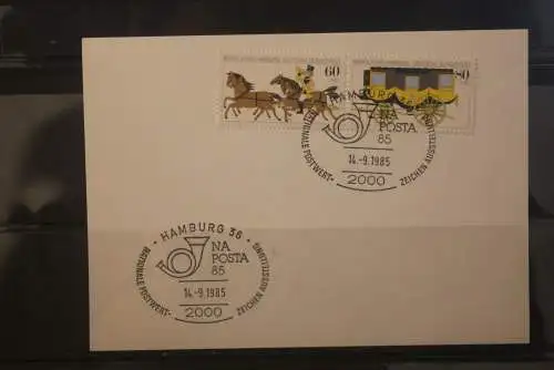 Deutschland 1985; Tag der Briefmarke Hamburg;  MiNr. 1255-56; ZD W Zd 5