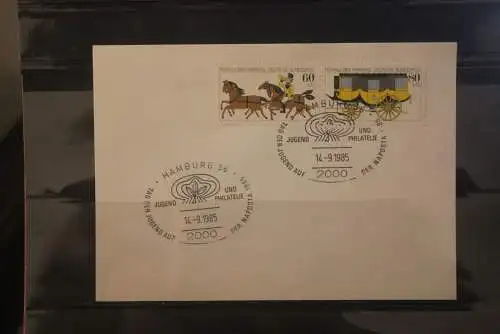 Deutschland 1985; Tag der Briefmarke Hamburg;  MiNr. 1255-56; ZD W Zd 5